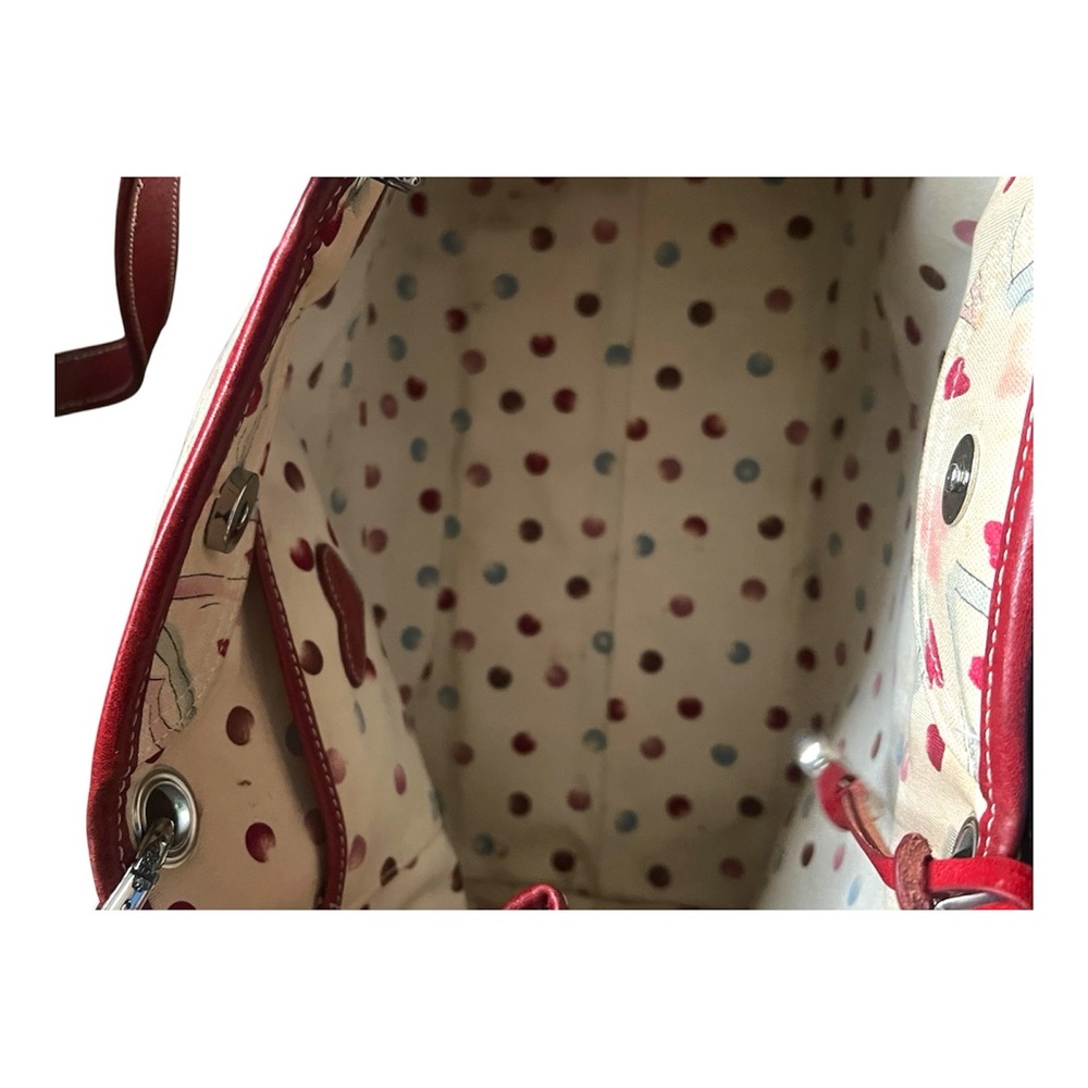 Brighton Lilly Sharon Coated Canvas Tote or Shoulder Handbag. - Picture 8 of 11